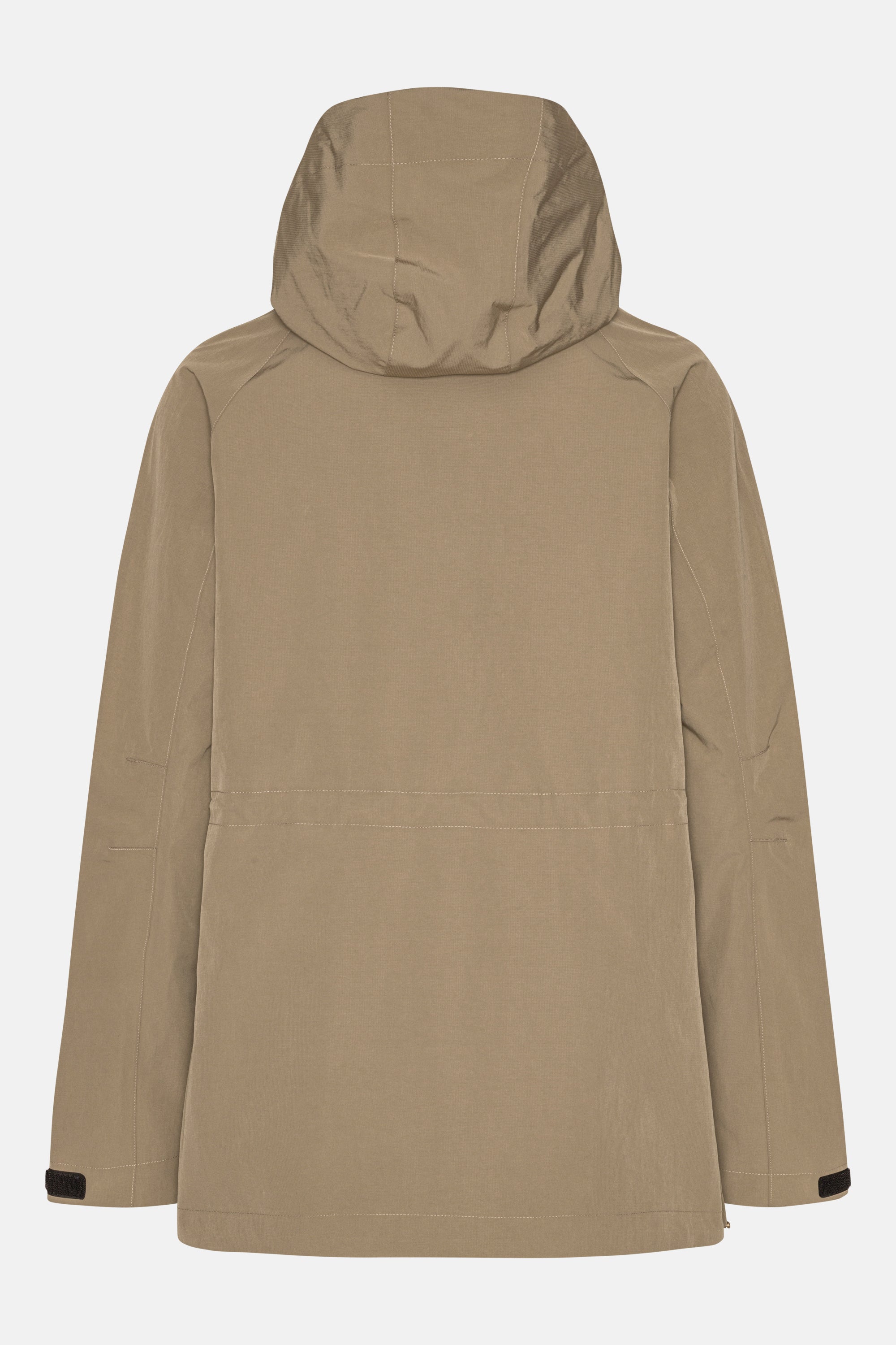 Technischer Regenmantel - Greige